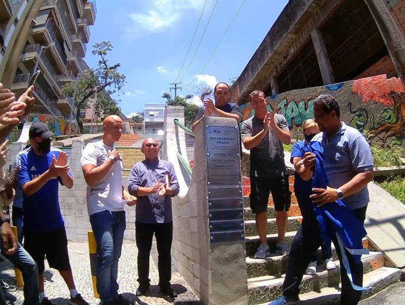 abertura das placas